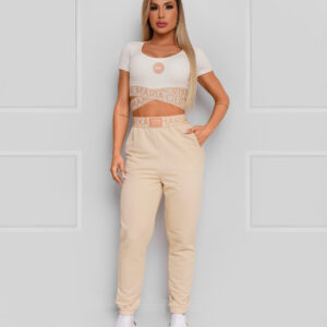 CALCA JOGGER MOLETOM MARIA GUEIXA