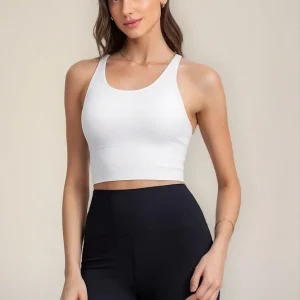 TOP LUIZA COSTAS CRUZADA MEDIA COMPRESSAO RIOSOFT BRANCO RIO YOGA