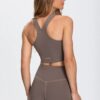 LEGGING CINTURA ALTA COM BOLSO PREMIUM RIOHUG CASTANHO RIO YOGA - Imagem 5