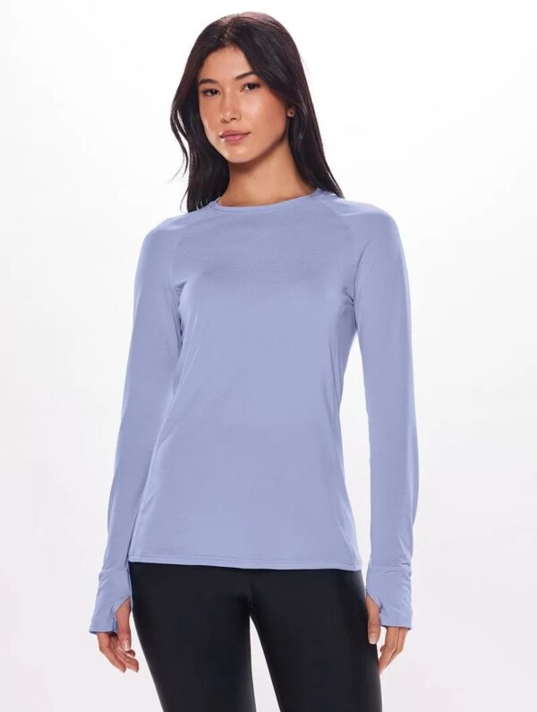CAMISETA MANGA LONGA LISA ESSENTIALS BODY FOR SURE