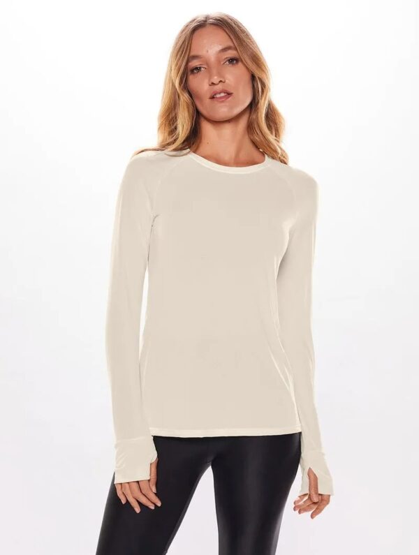 CAMISETA MANGA LONGA LISA ESSENTIALS BODY FOR SURE - Imagem 4
