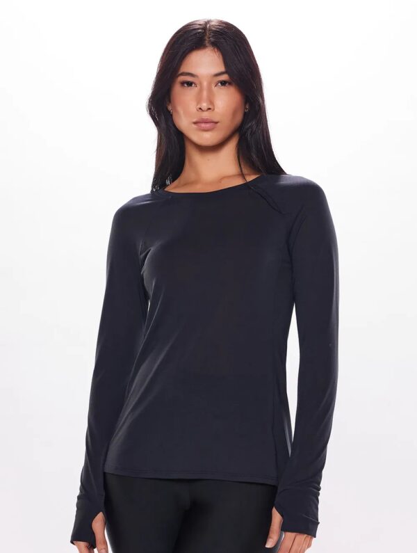 CAMISETA MANGA LONGA LISA ESSENTIALS BODY FOR SURE - Imagem 8