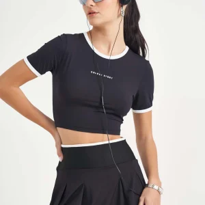BLUSA COLCCI FEMININA SLIM CONTRAST