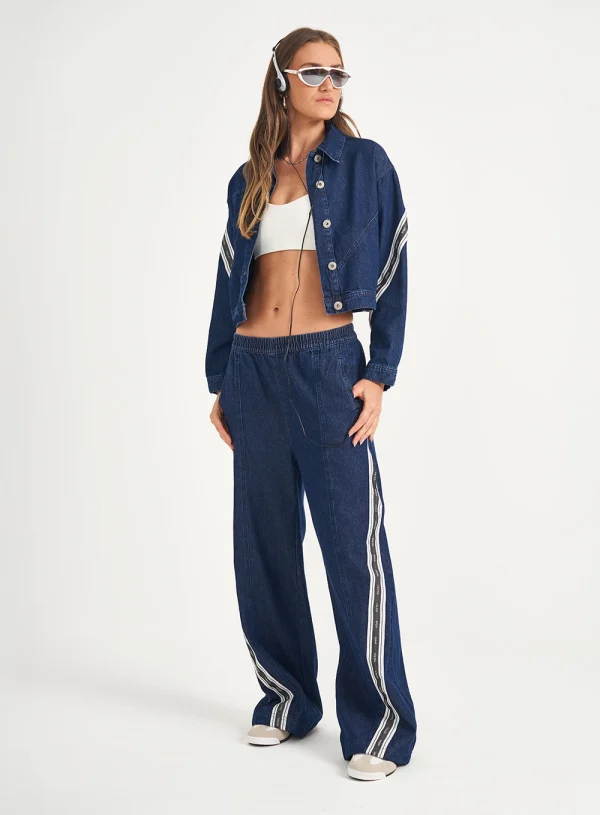 CALCA JEANS WIDE LEG DUNNAH LOW COLCCI