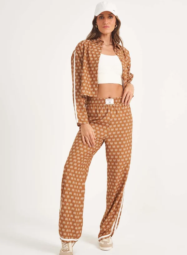 CALCA ESTAMPADA MONOGRAMA WIDE LEG  COLCCI