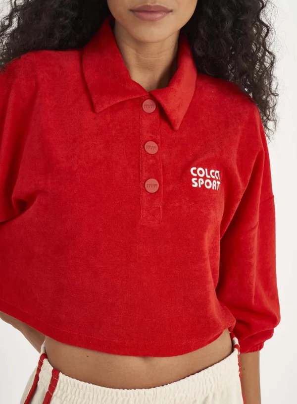 BLUSAO COLCCI VERMELHO SPARKLY - Imagem 3