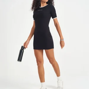 VESTIDO CURTO SLIM CANELADO COLCCI CONTRAST